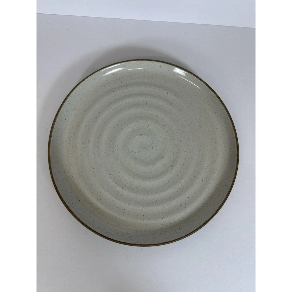 Nantucket By Overandback Stoneware Dinner Plates ~10.5